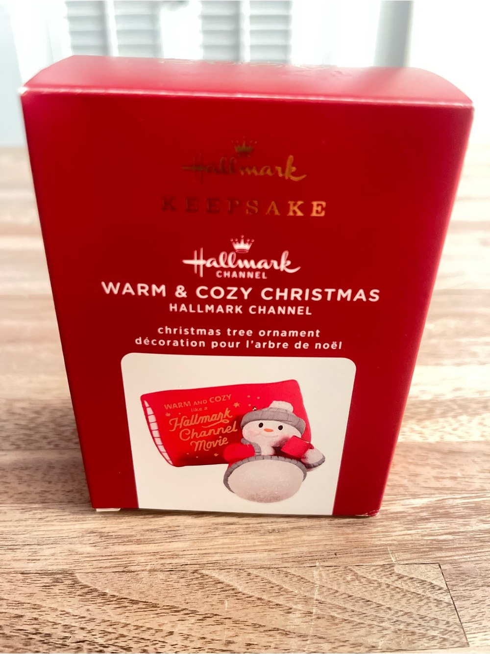 Hallmark Warm & Cozy Christmas Red Ornament - Hallmark Channel Keepsake